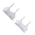 thumbnail image 1 of Sonducket Sujetador protector para chicas adolescentes, 2 piezas, con tirantes ajustables, suave y transpirable Ropa interior Gris, 1 of 6