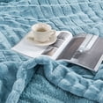 thumbnail image 3 of Home Soft Things Super Soft Decorative Throw Blanket Bed Cover- Arona - Oversize (118" x 95"), 3 of 6