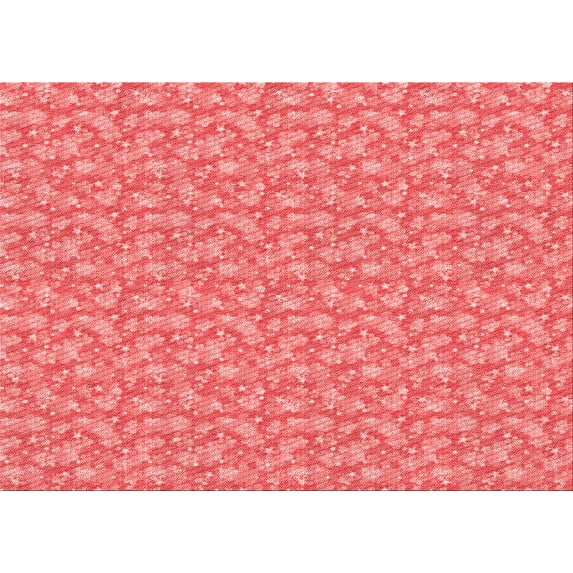 Ahgly Company Machine Washable Indoor Rectangle Transitional Ruby Red Area Rugs, 7' x 9'