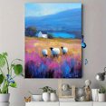 thumbnail image 4 of Qisvanset 12x16 Inch Japanese Garden Lantern & Daffodils Canvas Print Wall Art, 4 of 5