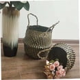 thumbnail image 3 of Homoyoyo Cesta Decorativa Y Funcional De Almacenamiento Tejido Color Verde Oliva, 3 of 6