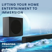 Hisense R632 3.1 Channel 380W Soundbar with Wireless Subwoofer with Dolby Atmos, DTS:X, Easy Connect