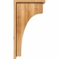 thumbnail image 3 of 8"W x 14"D x 26"H Huntington Rough Sawn Corbel w/Backplate, Western Red Cedar, 3 of 9