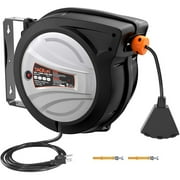 Retractable Extension Cord, 50FT+4.5 Extension Cord Reel