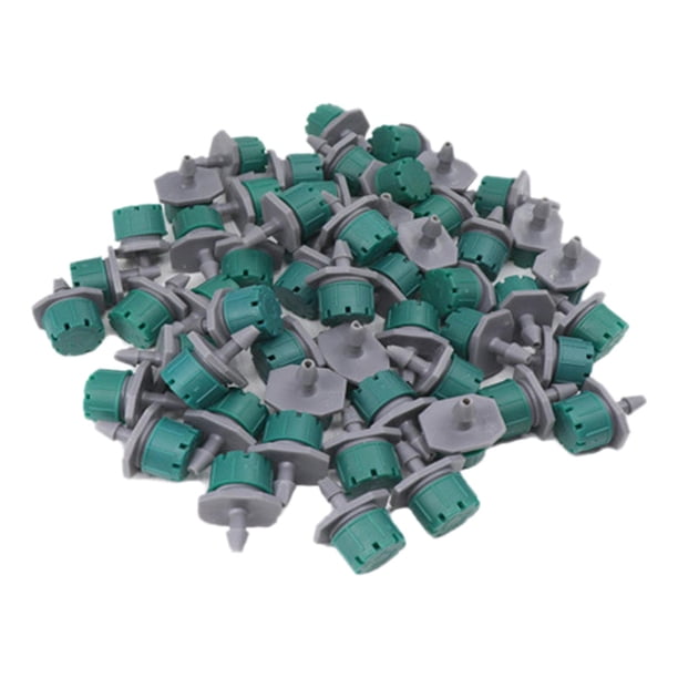Boquilla de goteo para riego, antiobstrucción, piezas de riego por goteo para vegetales verde