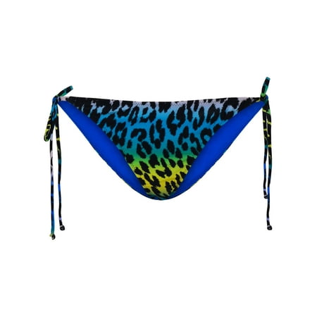 

Ganni Woman Leopard Print Bikini Bottoms In Polyamide