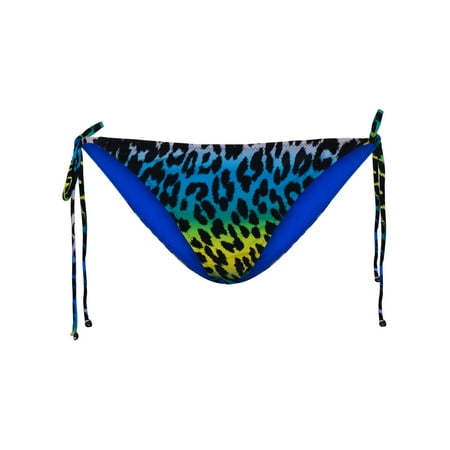 

Ganni Woman Leopard Print Bikini Bottoms In Polyamide