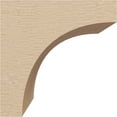 thumbnail image 3 of 4"W x 4"D x 4"H Wide Stockport Rough Cedar Woodgrain TimberThane Corbel, Primed Tan, 3 of 6