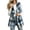 Blue B, variant on Stamzod Womens Fashion Flannel Vest Lapel Collar Sleeveless Button Down Plaid Jacket Women Fall Winter Clothes