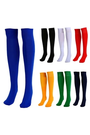 1 Pair Sports Socks Solid Color Anti-slide Spandex Anti-slide Knee Socks for Sports