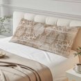 thumbnail image 4 of Brown Coastal Body Pillow Cover 20 x 54 Inch Decorative Pillow Cover Nautical Coral Starfish Shell Octopus Sea Lumbar Pillowcase Seasonal Rectangle Cushion Case for Couch Sofa Bed Living Room, 4 of 9