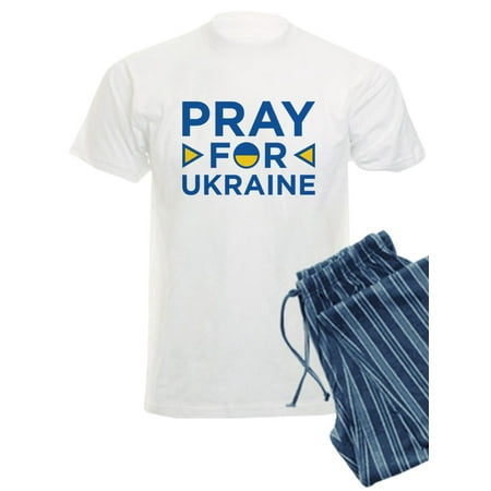 

CafePress - Pray For Ukraine - Men s Light Pajamas