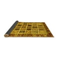 thumbnail image 2 of Ahgly Company Indoor Rectangle Abstract Yellow Modern Area Rugs, 8' x 12', 2 of 4