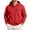 Red, variant on UOCUFY Hoodies for Men Casual Long Sleeve Full Zip Hooded Fleece Sweatshirt | Fashion Athletic Workout Jackets with Multi Pockets Navy,Size XXL