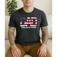 thumbnail image 4 of Patriotic Flag Dad Shirt for Men Funny Man Myth Legend T-Shirt for Dad Dark Gray Heather Shirt Adult X-Large, 4 of 5