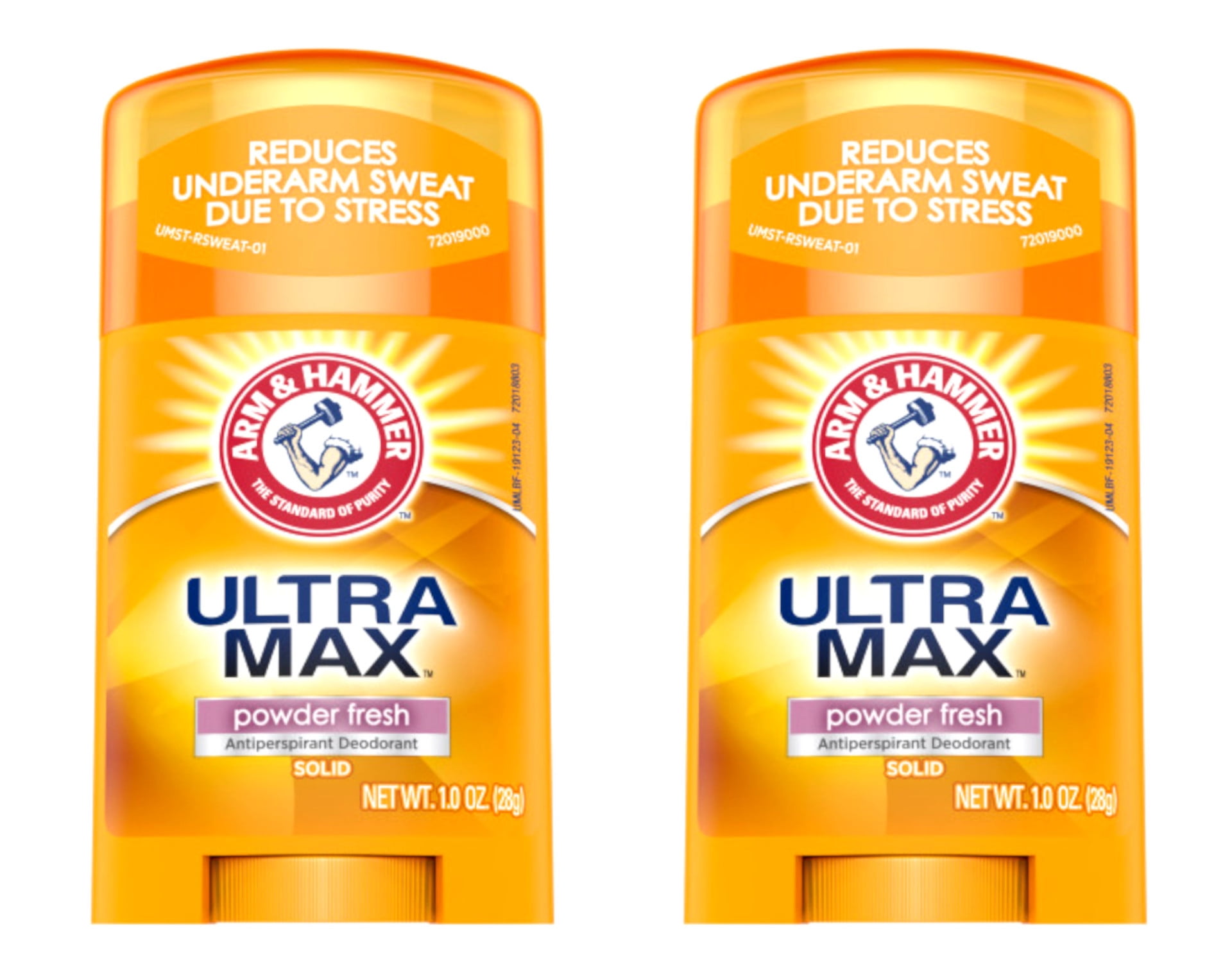ARM & HAMMER Ultra Max Antiperspirant Deodorant, Powder Fresh 1 oz