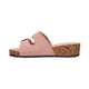 thumbnail image 5 of Gosh Sandalia Plataforma Slide Juvenil Mujer Hebillas Gamuza Rosa 052D0E rosa 25 Gosh 052D0E, 5 of 7