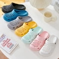 thumbnail image 4 of Sandalias Verano Casual Zuecos de jardín Zapatos Zapatos al aire libre Antideslizante Suela gruesa Zapatillas de playa sin tacones Zapatos Croxie para mujer, 4 of 7