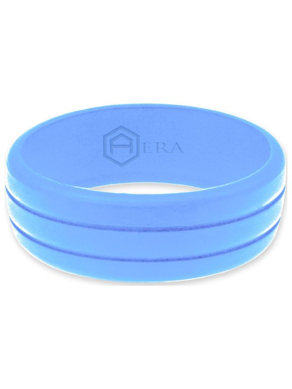 Mens Silicone Wedding Band Rubber Ring Sports Athletic Activewear