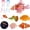 Classic Color, variant on 7 count Artificial Fish Colorful  Fish Glowing Effect Aquarium Decor Floating Ornament for  Decoration(Classic Color)