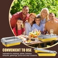 thumbnail image 5 of 10 Sets Large Aluminum Foil Pans with Lids, 21x13 Inch Heavy Duty Aluminum Pans, Disposable Baking Pan Trays, Sturdy Food Container for Heating Cooking Roasting Storage Freezer and Takeout, 5 of 6