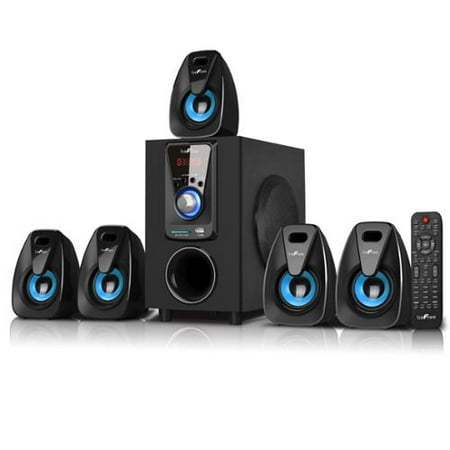 beFree Sound BFS-400 5.1 Channel Surround Sound Bluetooth Speaker System in Black and (Best Multi Room Sound System)