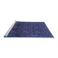 thumbnail image 2 of Ahgly Company Machine Washable Indoor Rectangle Persian Blue Bohemian Area Rugs, 7' x 9', 2 of 4