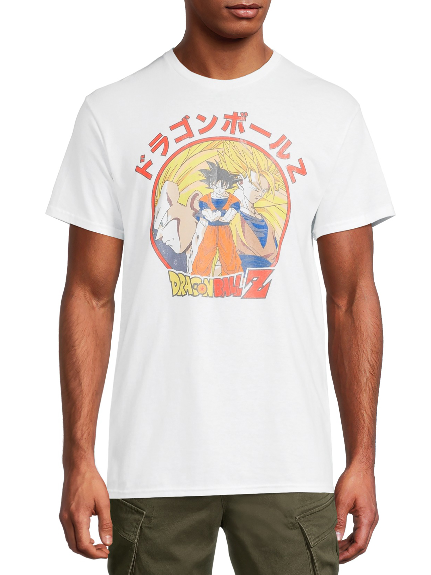 Dragon Ball Z Men's & Big Men's Goku and Team Short Sleeve Graphic T-Shirt, 2-Pack - image 4 of 6
