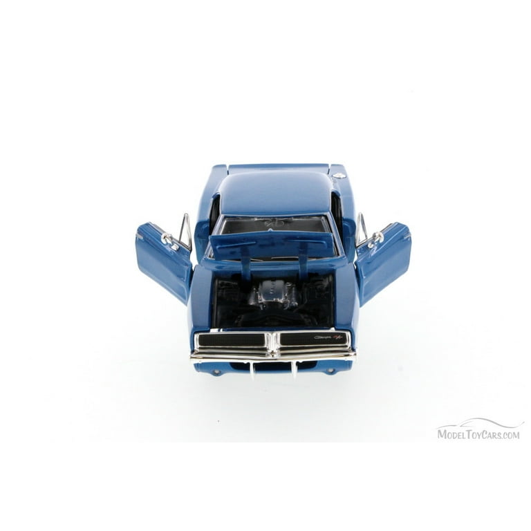 1969 Dodge Charger R/T Hemi Blue 1/25 Diecast Model Car by