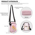thumbnail image 6 of HELLHERO with Zipper Closed Polyester Crossbody Small Crossbody Bags Men, Women 4.33"x1.97"x7.09" Star-Moon-Bear, 6 of 7