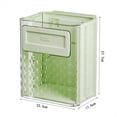 thumbnail image 4 of de Basura Montado en la Pared de la Cocina de Basura Colgante Plegable para el Hogar de Basura para Colgar en el Gabinete, Verde, 4 of 5