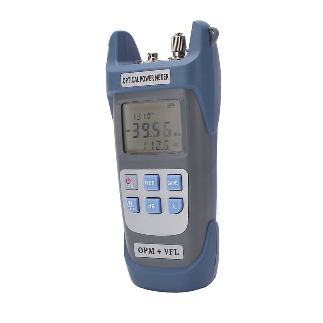 Detector De Potencia De Fibra, Medidor De Potencia óptica -70 A +10 DBm ABS Función De Calibración Robusta 15 MW Para Mantenimiento Para Funcionamiento