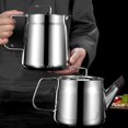 thumbnail image 3 of sunsanly 1.4/2L Stainless Steel Oil Filter Pot with Handle Large Capacity Fine Mesh Strainer Bacon Grease Saver Oil Storage Container Kitchen Supplies, 3 of 7