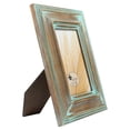 thumbnail image 3 of 4x6 Weathered Wood With Verdigris Wash Picture Frame, 3 of 4