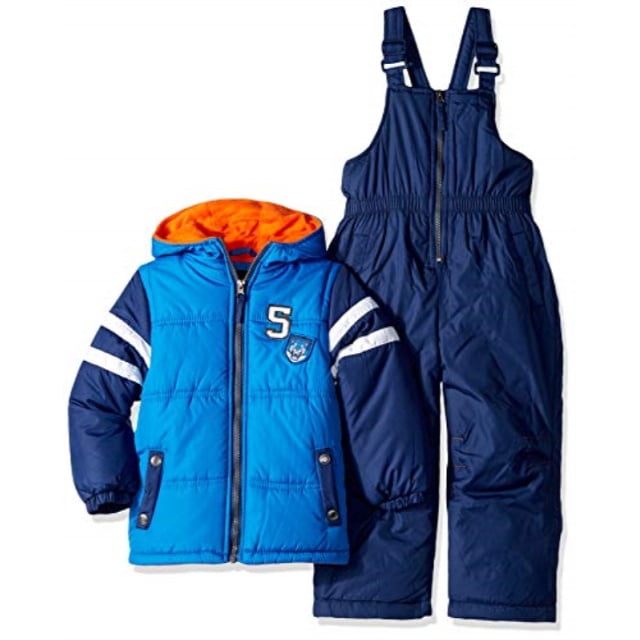 Carters Boys Print Colorblock Snowsuit main image 1