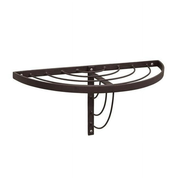 18 in. Vita Half-Round Wall Shelf