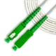 thumbnail image 1 of SatelliteSale Cable de Conexión Digital de Fibra Óptica SC/APC OFNR, Conector Simplex SC Estándar, Diámetro Exterior de 2,9 Mm, Cable Universal Blanco, 1,8 M, 1 of 6