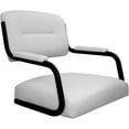 thumbnail image 3 of Swivel Metal Extra Tall Stool 34" Seat - M-110 WB - White Vinyl - Black, 3 of 3