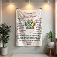 thumbnail image 1 of An Owner Dear Friend Dog Memorial Sherpa or Fleece Blanket, 1 of 6