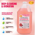 thumbnail image 5 of SPA REDI - Massage Oil, Sensual Rose, 128 Oz - Professional Pedicure, Manicure, Full Body Massage Therapy, Made with Almond Oil, Cotton Seed Oil, Sunflower Oil, Avocado Oil, Essential Oils, Vitamin E, 5 of 7