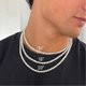 thumbnail image 1 of Collar de imitación para hombre, collar de cuentas sencillo, nueva tendencia 2022 # wd184 -yogu, 1 of 4