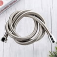 thumbnail image 3 of Stainless Steel Thickened Shower Hose 1.5 Meter G1/2 Bathroom Handheld Connection Tube Sprayer Hose, 3 of 5