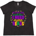 thumbnail image 3 of Inktastic Mardi Gras I Need More Beads Funny Women's Plus Size T-Shirt, 3 of 5