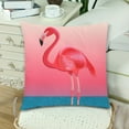 thumbnail image 3 of MKHERT Red Flamingo Throw Pillowcase Pillow Cover Cushion Couver 18x18 inch, Set of 2, 3 of 3