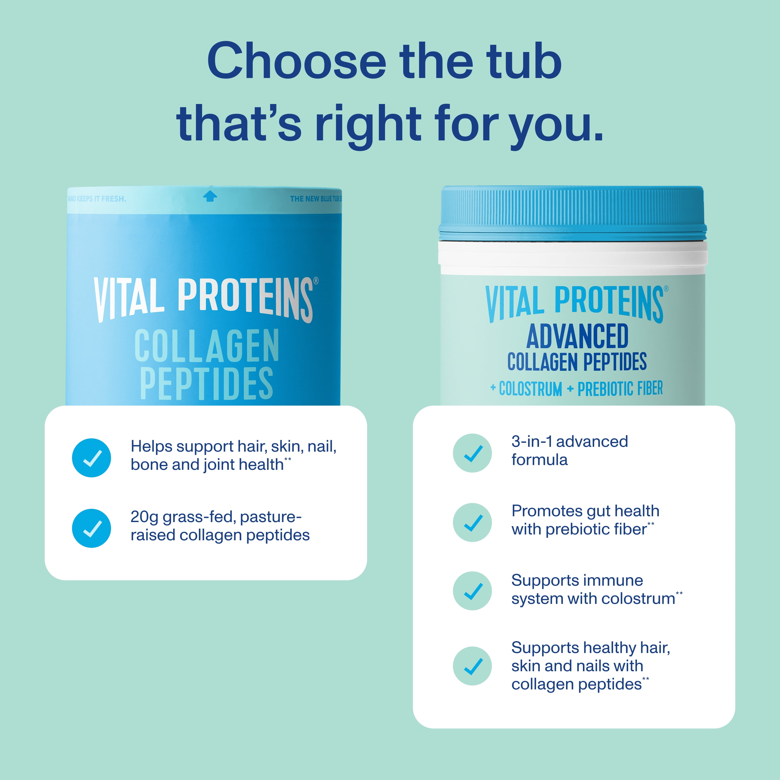 Vital Proteins Advanced Collagen Peptides Plus Colostrum With Fiber Powder, Unflavored, 5oz