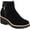 Black Suede, variant on Giani Bernini Womens Vaass Suede Ankle Wedge Boots