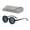 A001- Black, variant on Sunglasses, 9-Speed Manual Adjustable Zoom, Black, 1 Pair with 1 Storage Case,Suitable for Outdoor Daily Driving