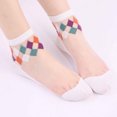 thumbnail image 3 of Womens Socks Work Socks Ladies Spring and Summer Leisure Transparent Solid Colour Crystal Stockings Cool Glass Stockings Adult Female Clothes White Size One Size, 3 of 4