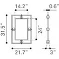 thumbnail image 4 of Espejo Kessa Muebles  Floating Rectangular -, 4 of 4