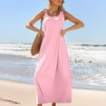 thumbnail image 4 of Liquidation d'Économies d'Été! Robe Courte Décontractée Sans Manches pour Femme, Été Printemps, Col Rond, Débardeur Ample, Robe Courte de Plage, Tendance pour Vacances, Plage Ou Événements Décontractés Liquidation Ventes Aujourd'hui Aubaines Prime, 4 of 9